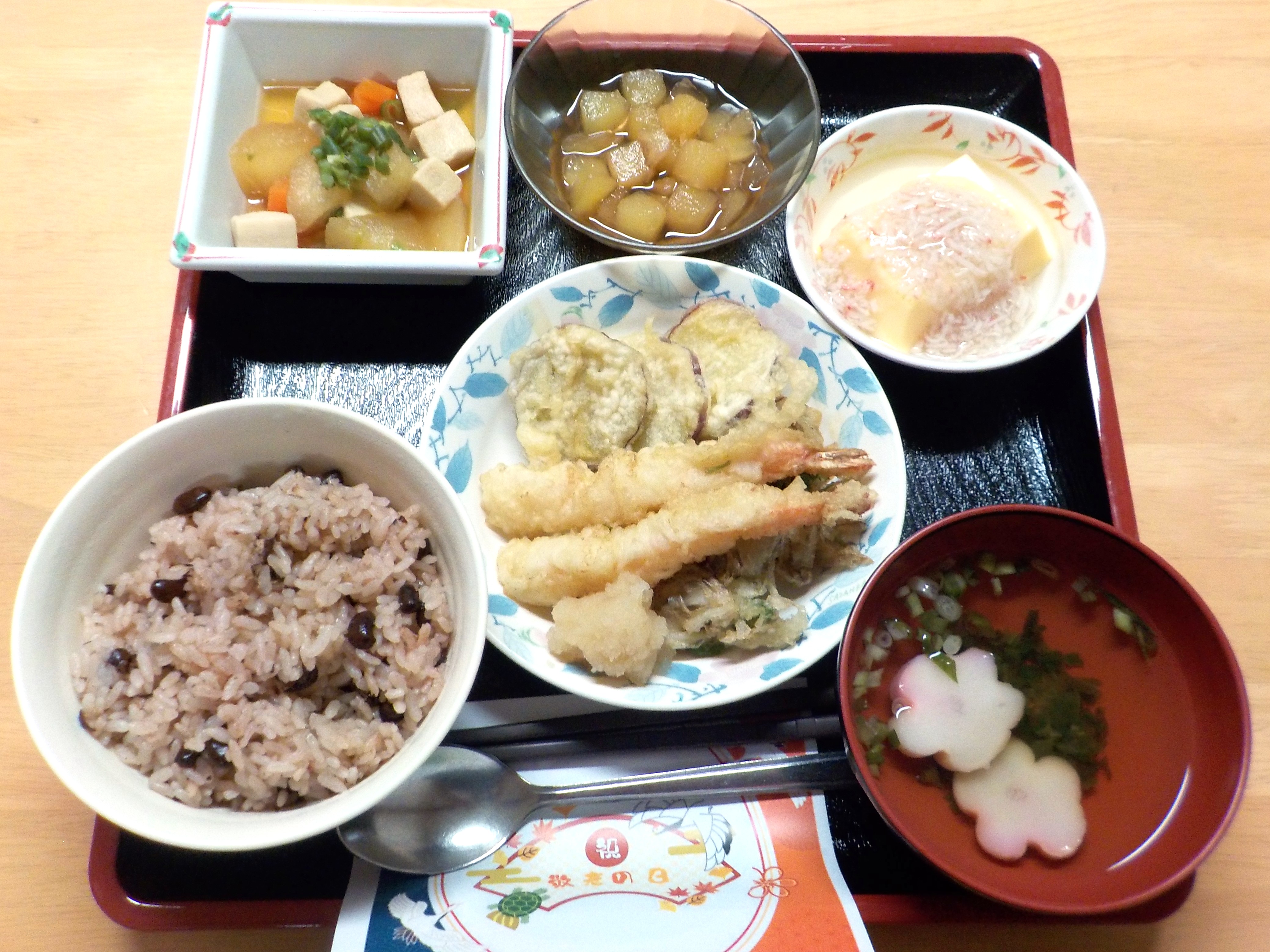 敬老の日の御馳走（＾～＾）ｂ