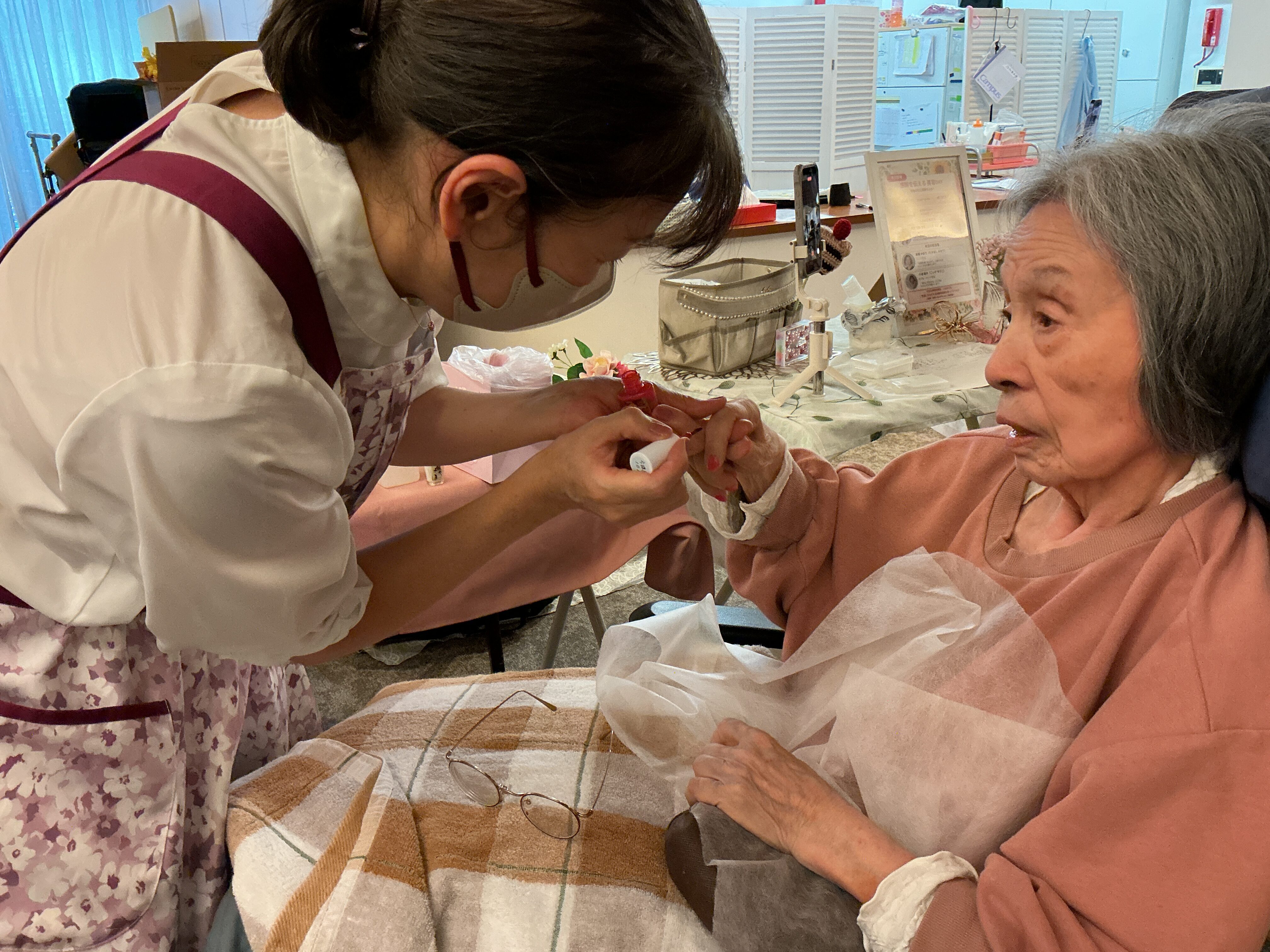 介護美容のお写真が届きました！