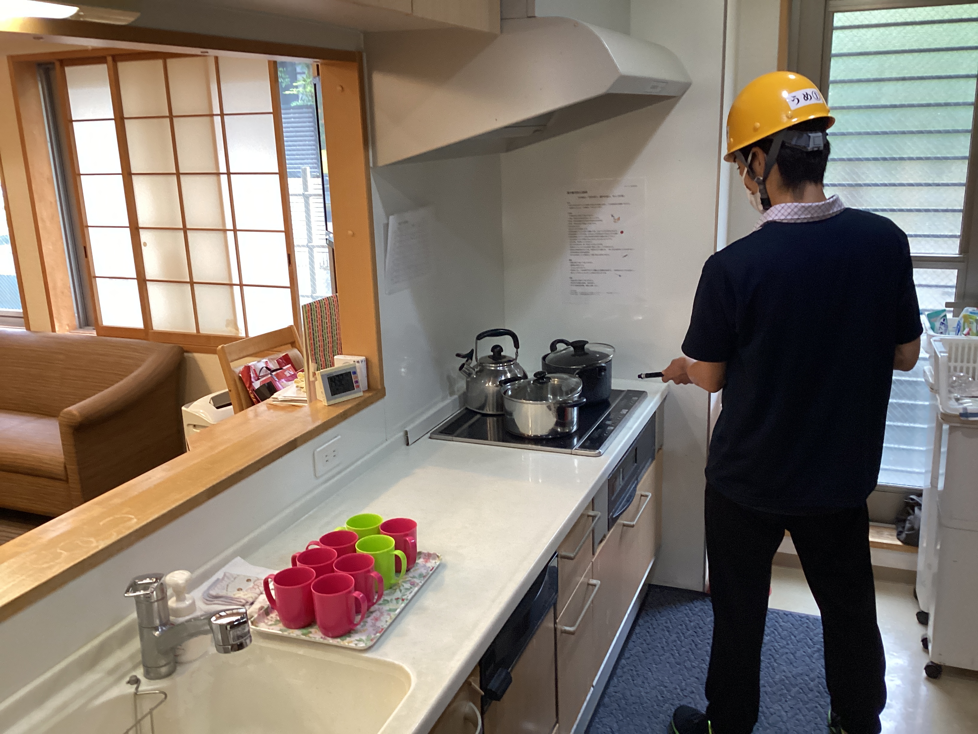 避難訓練を実施しました。