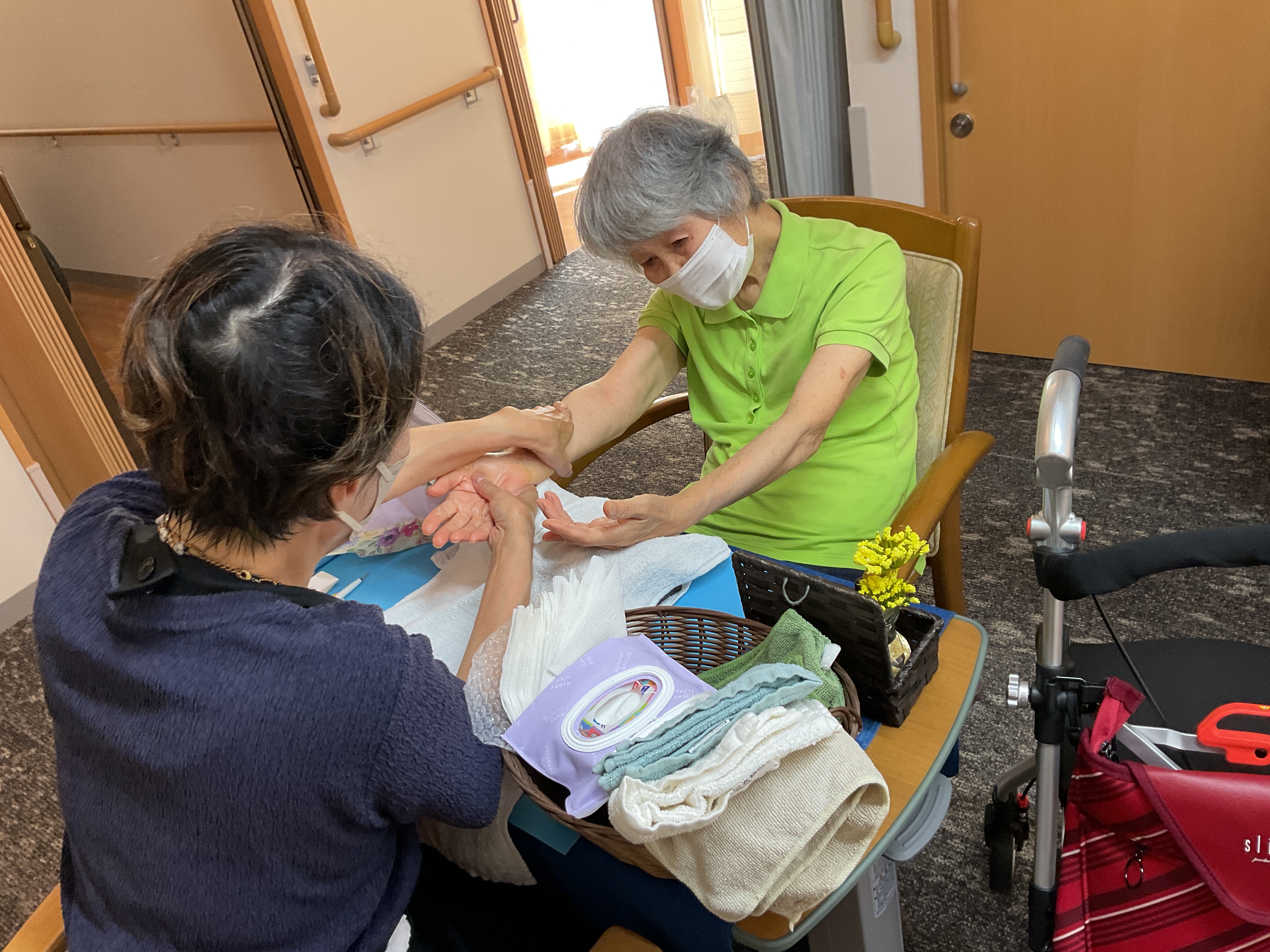アロマの香りにつつまれて