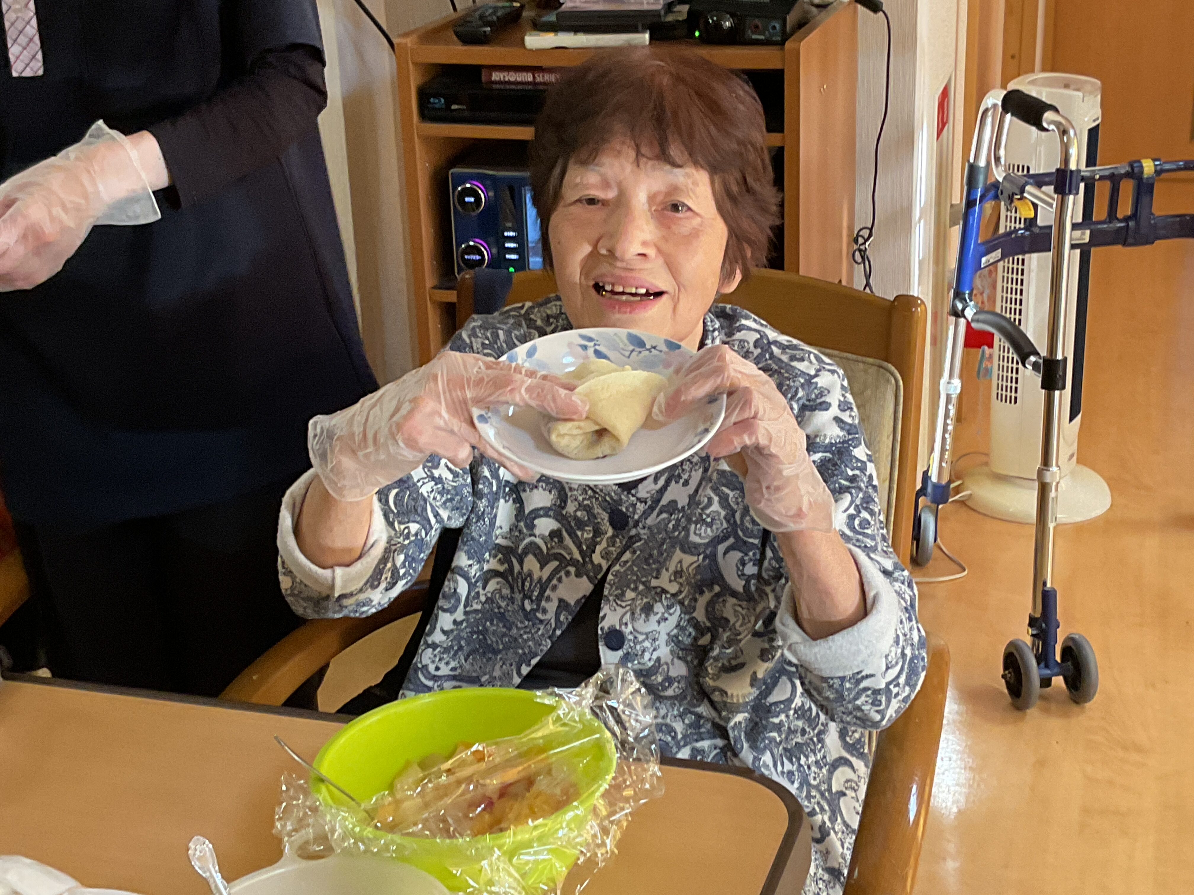 みんなでクレープ作り😊
