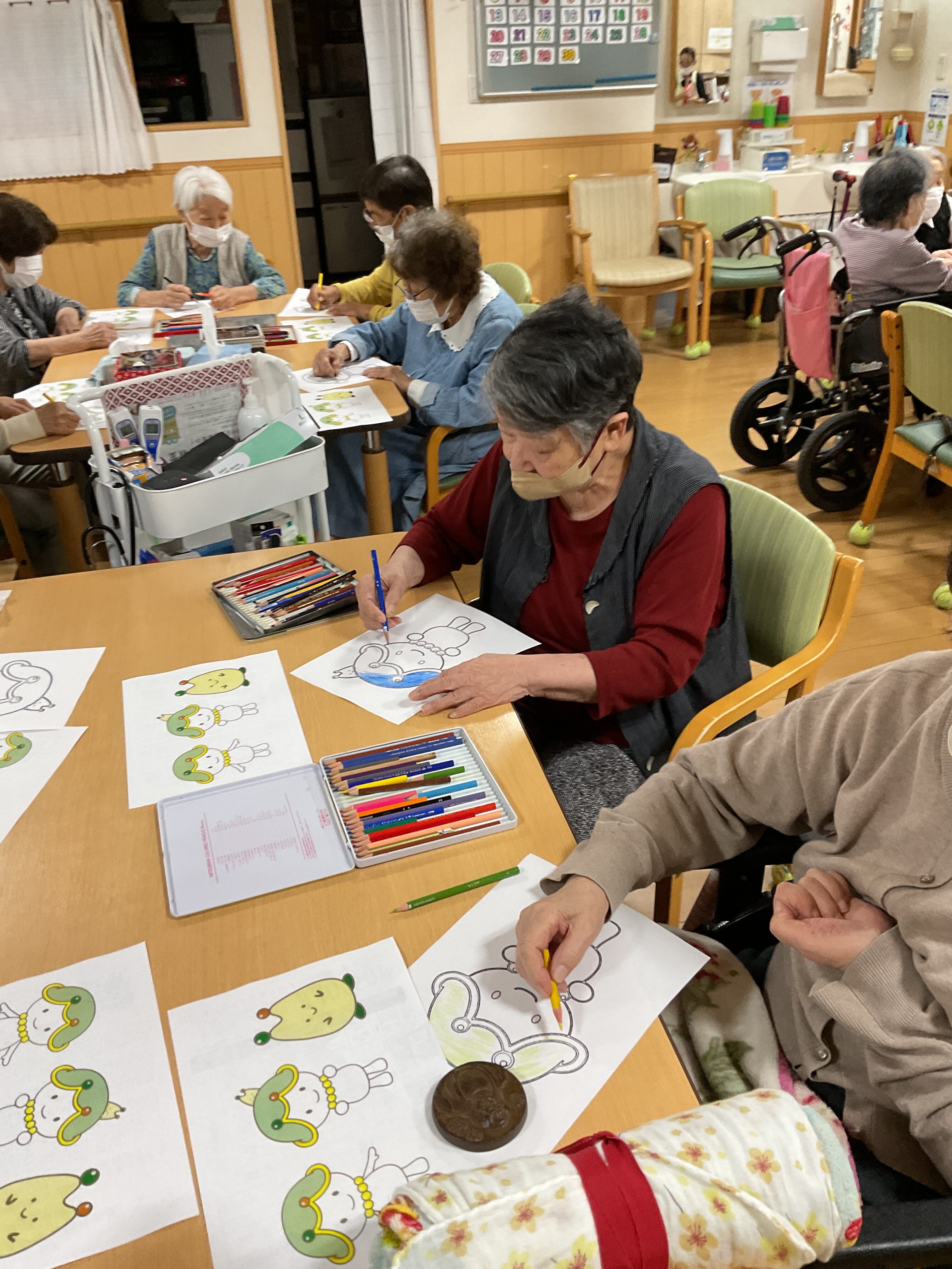 「咲助」塗り絵✐